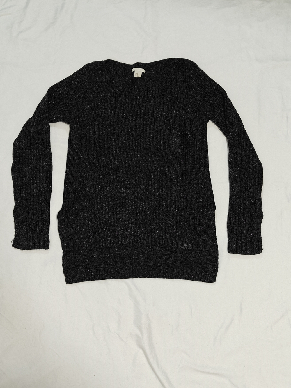 H&M Black Crewneck Sweater